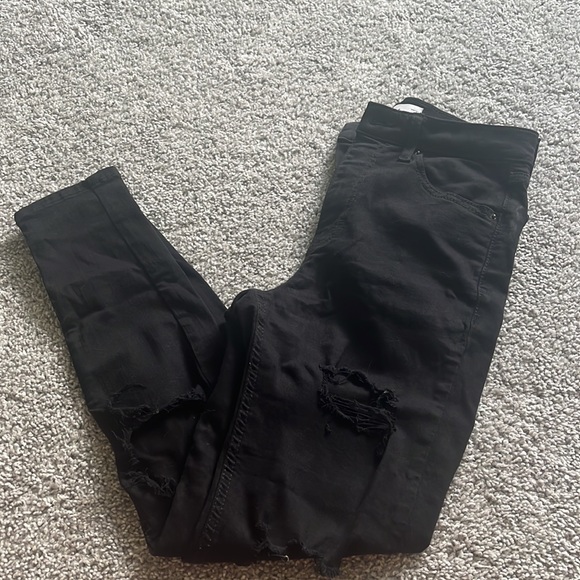 Top Shop Black Jeans - Picture 3 of 6